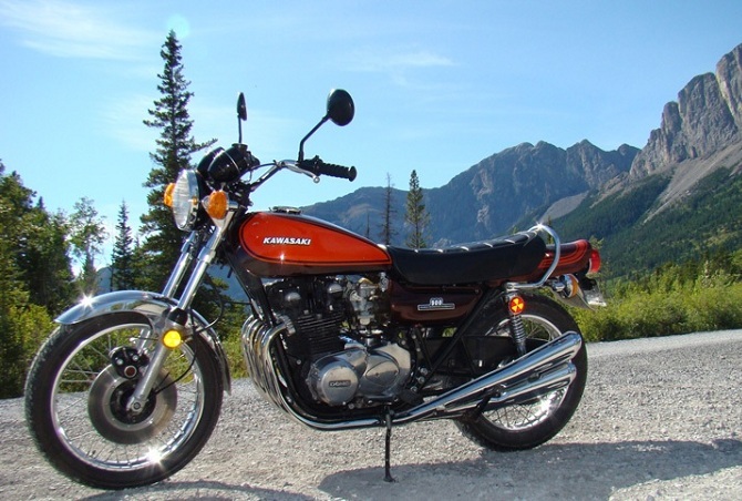 Eric Blair - Kawasaki Z1, Banff, Alberta, Canada