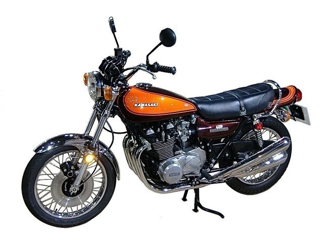 Kawasaki Z1 in Candy Orange Brown. Photo subject to copyright.