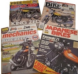 Motorcycle magazines